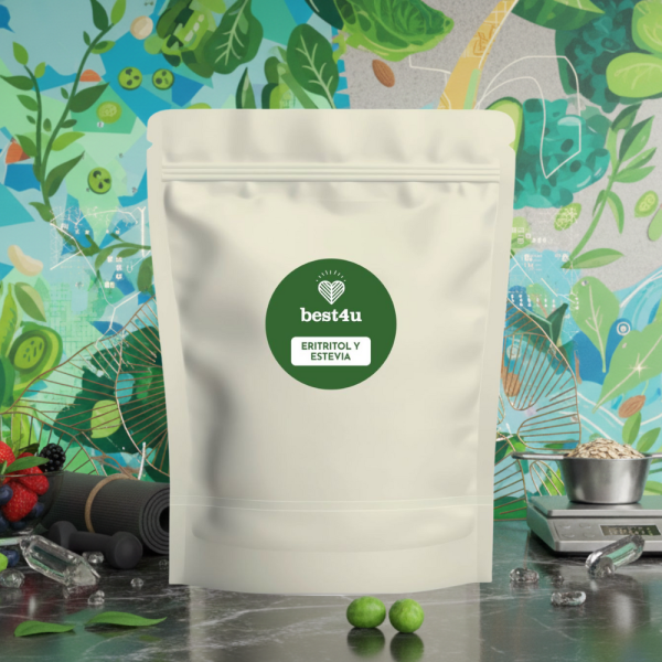 Endulzante Natural a Base de:  ERITRITOL CON STEVIA 1Kilo
